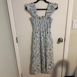 Hill House Ellie Nap Dress in Pond Floral XS